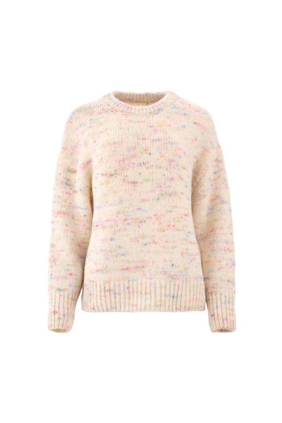 Oversizowy sweter z alpaki i wełny