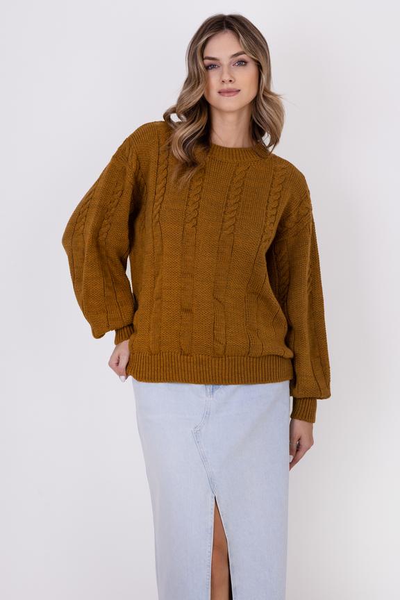 Honey wool sweater