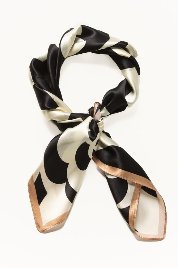 Uniwersalna elegancka apaszka z jedwabiu