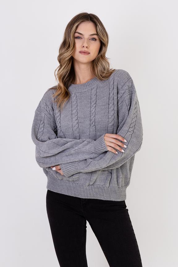 Grey wool sweater