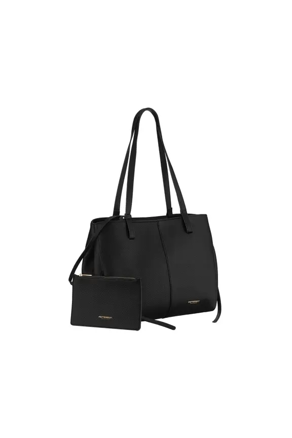 A classic black shopper bag with plenty of space