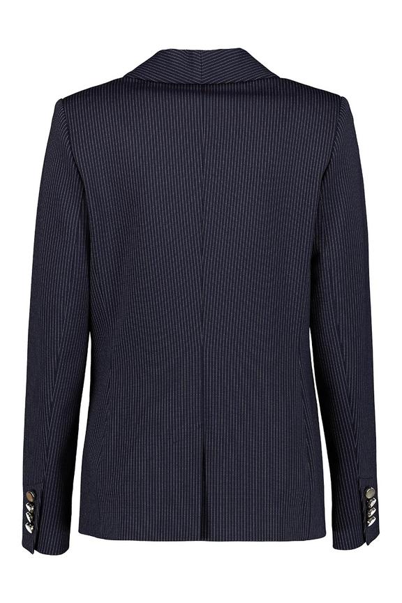 Granatowy żakiet z grubej dzianiny