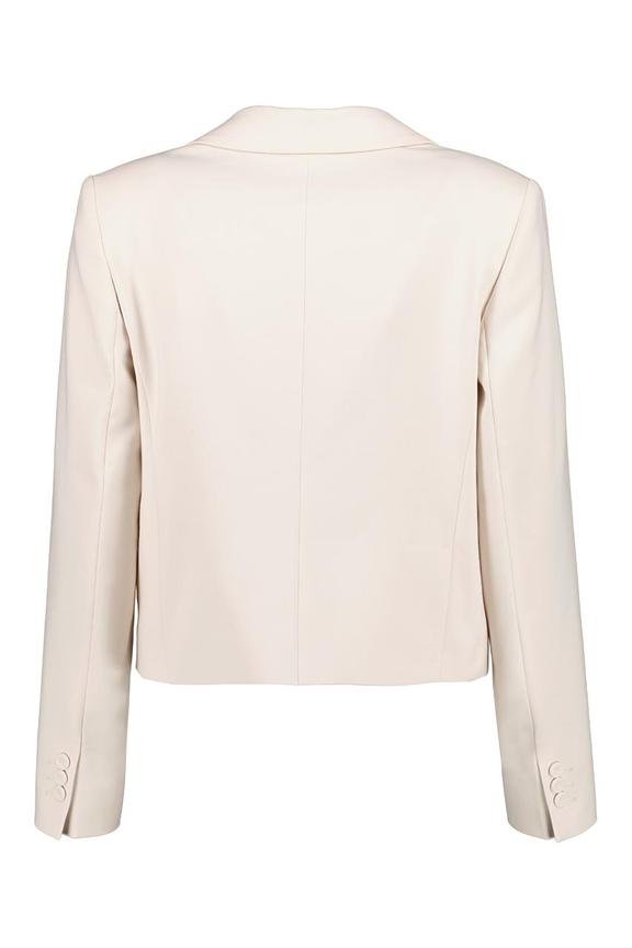 Krótki beżowy żakiet