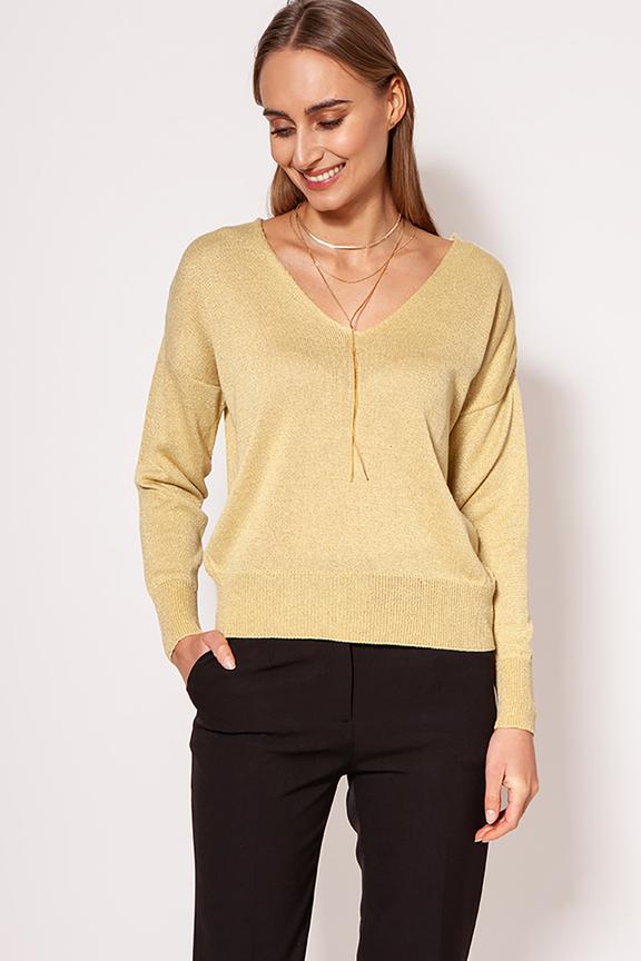Gold lightweight sweater