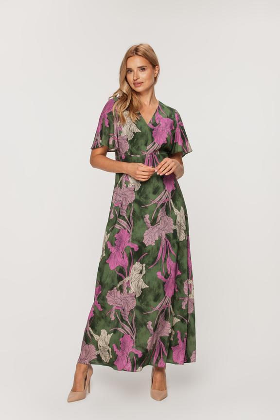 Sukienka maxi z wiskozy