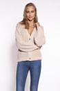 Beige unbuttoned sweater