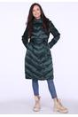 Down green coat