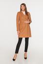 Szykowny karmelowy płaszcz