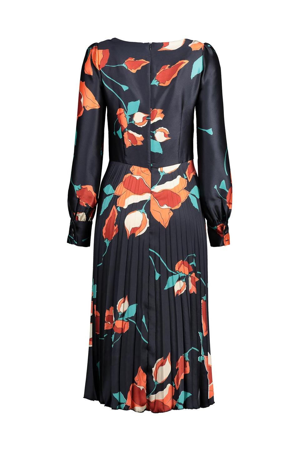 Plisowana elegancka sukienka
