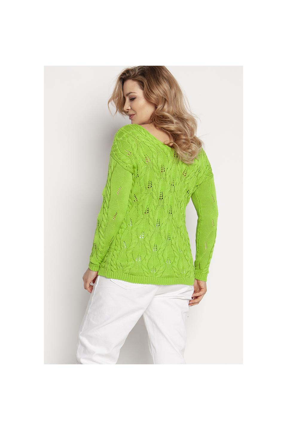 Sweter o fasonie bluzy