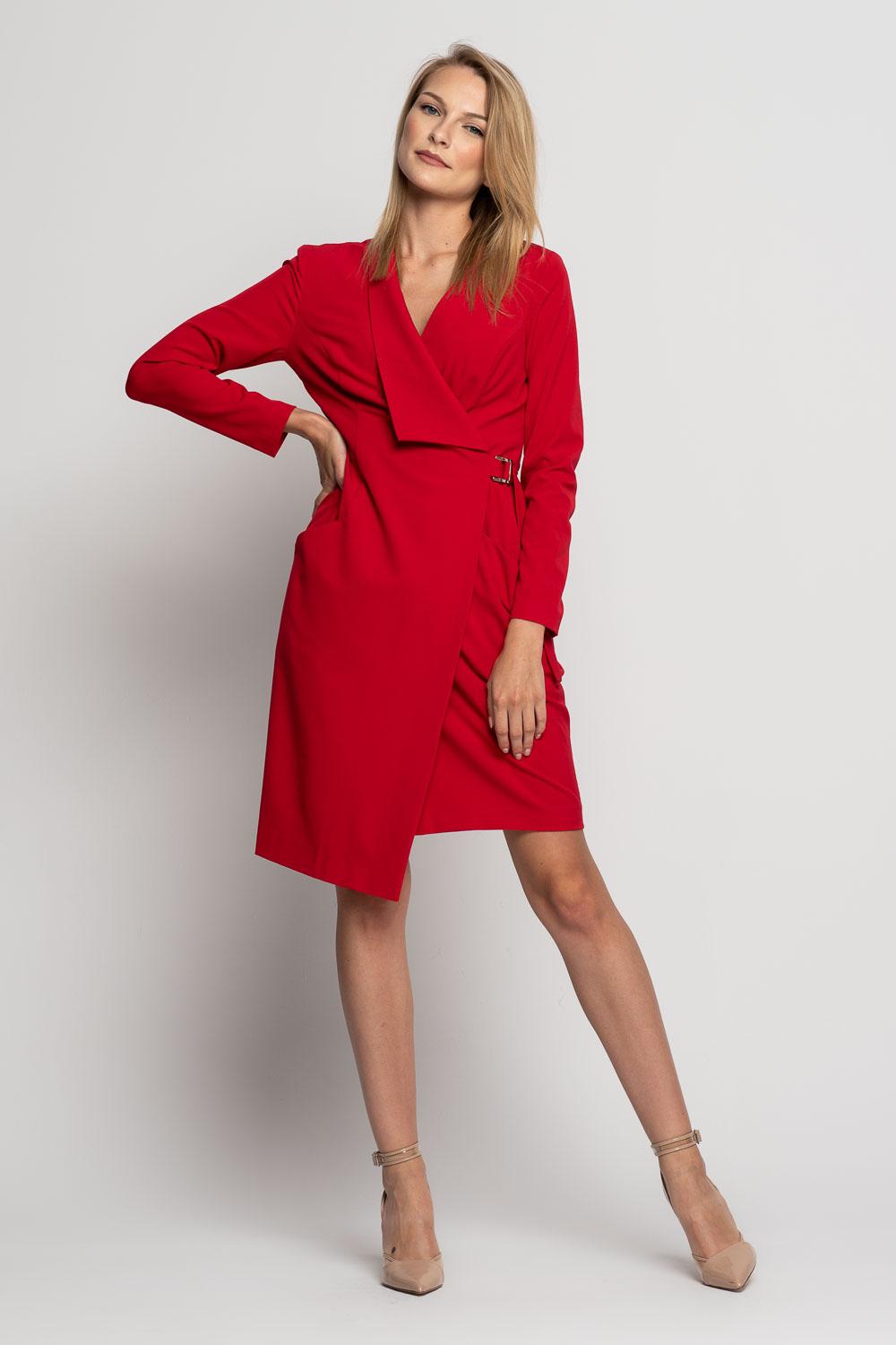 red envelope dress LEY ANTIQUE RED ENVELOPE DRESS