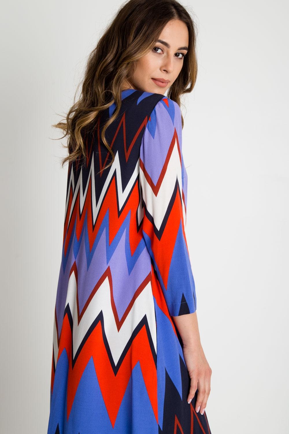 long sleeve trapeze dress pattern TRAPEZE DRESS x PUFF SLEEVES (PDF)