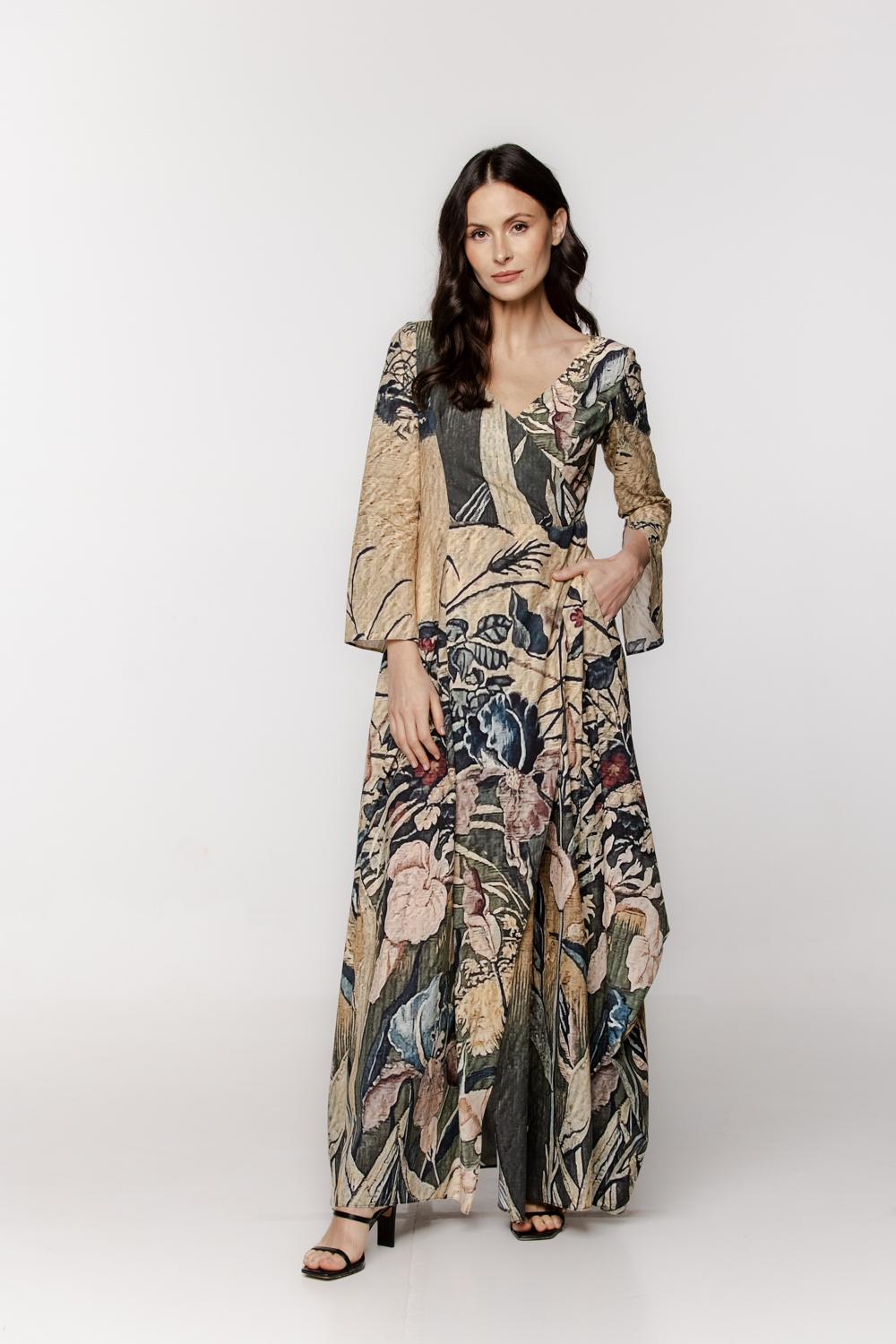 cotton envelope dress for women Long with a wrap neckline but you will never 518/2MM SIZ:7.5 No Boundaries O-Ring Bodycon Cotton knit